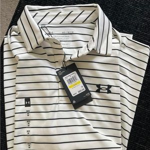 Men’s medium brand new Under Armour golf shirt